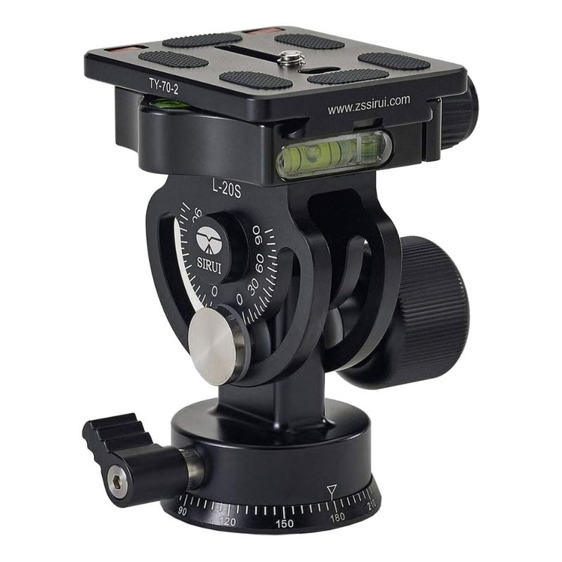 SIRUI L-Series Aluminium Tilt Head for Monopods Including TY-Series Quick Release Plate (L-20S) - Image 3